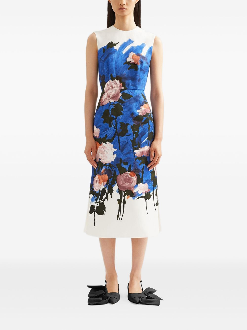 floral-print maxi dress - 2