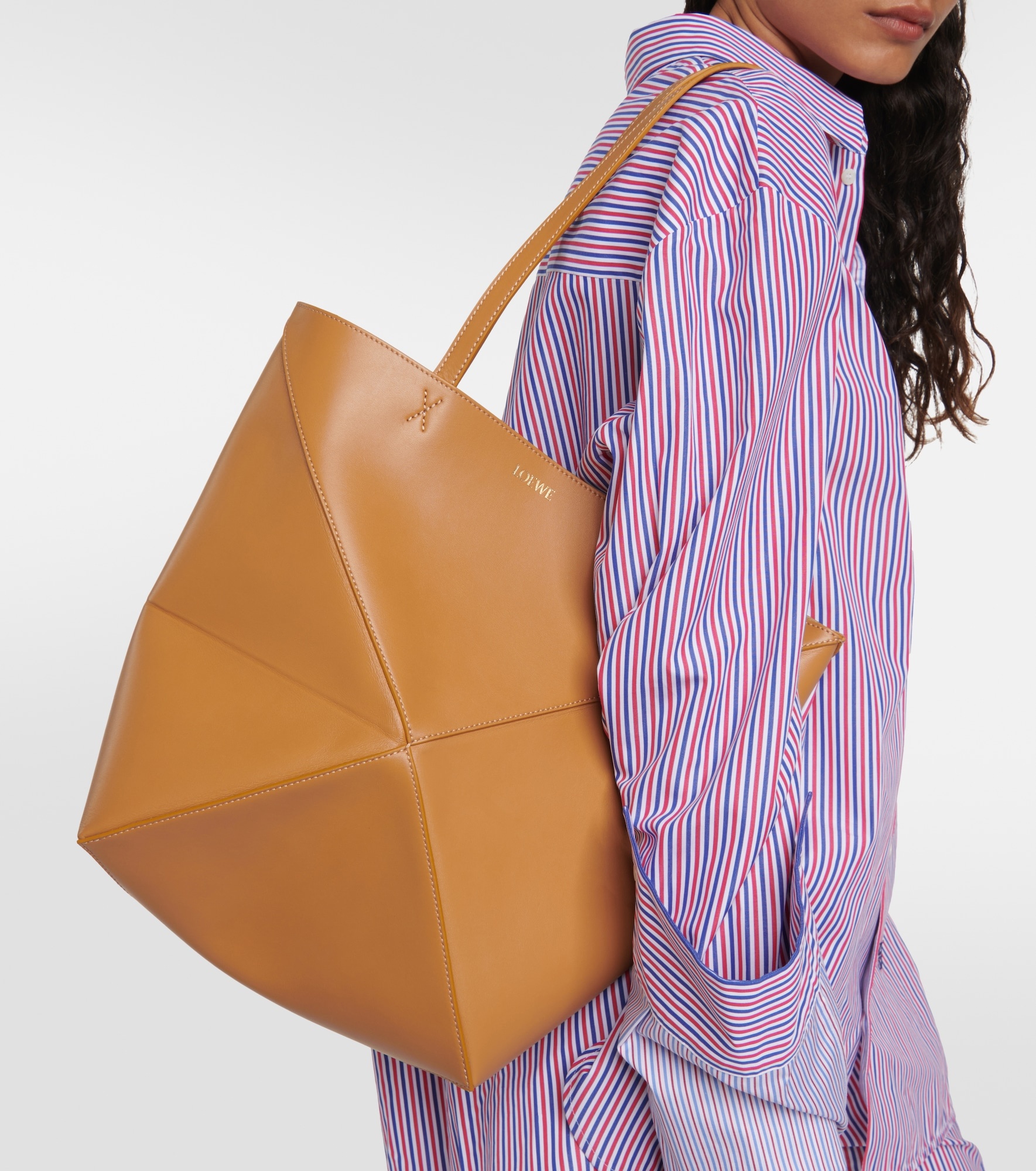 Puzzle Fold Medium leather tote bag - 2