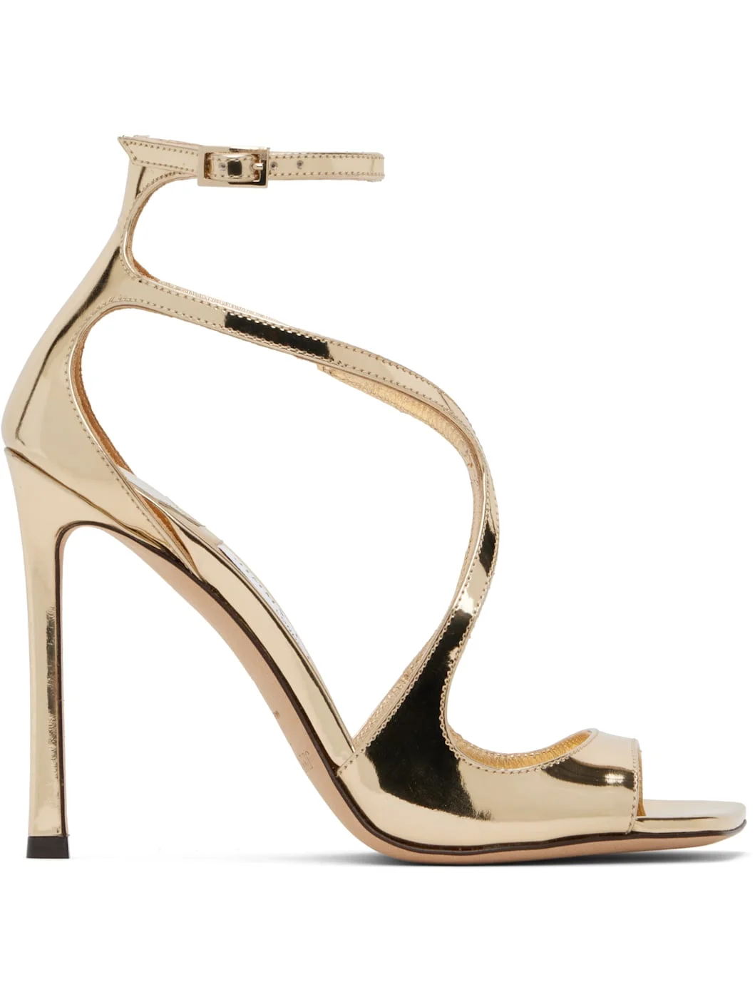 Gold Azia 110 Heeled Sandals - 1