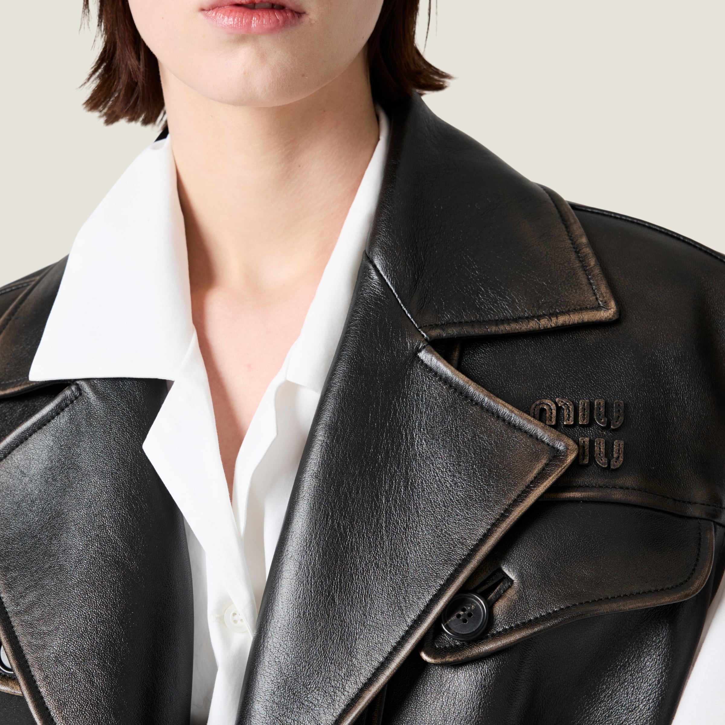 Nappa leather vest - 5