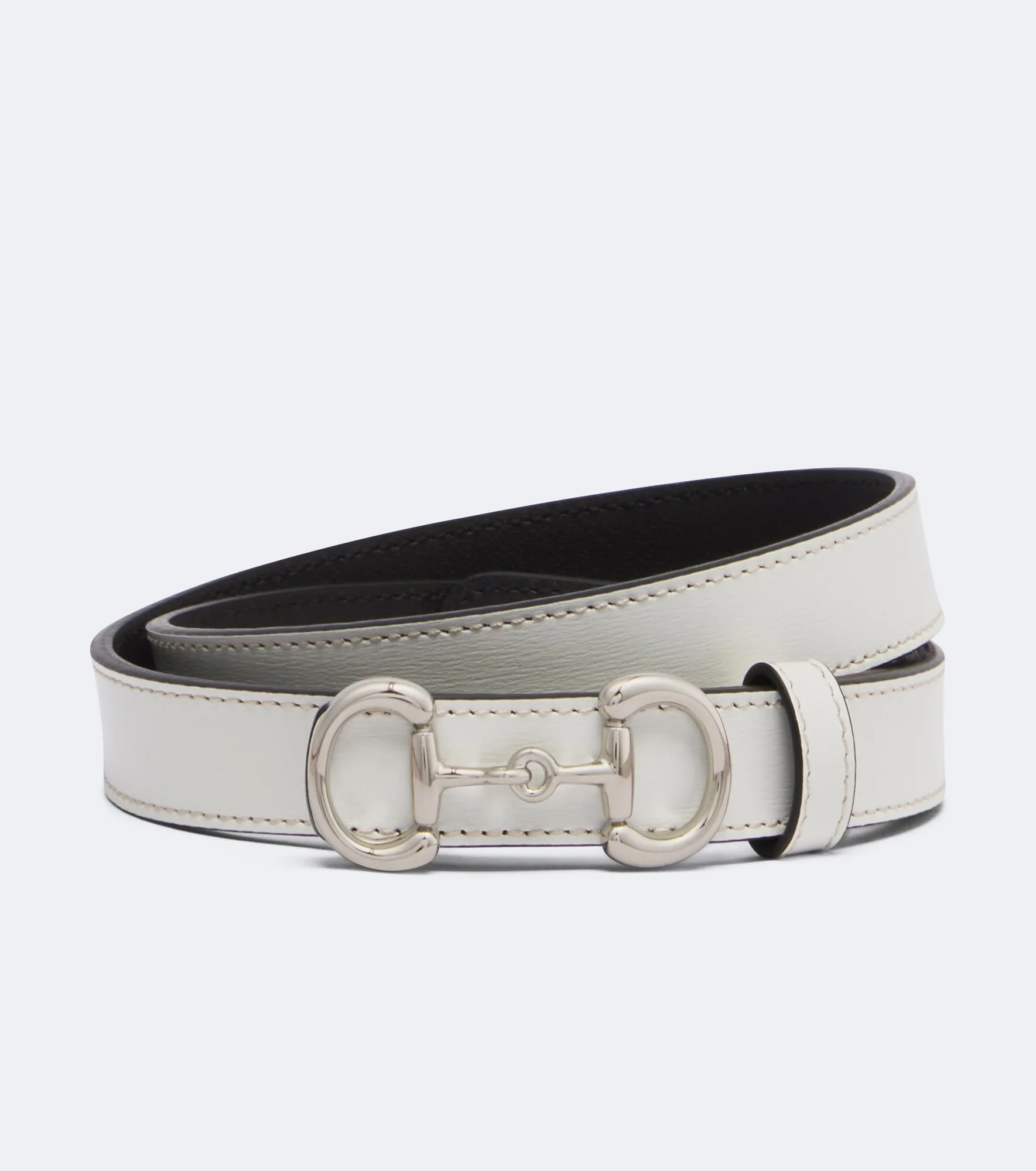 Horsebit leather belt - 1