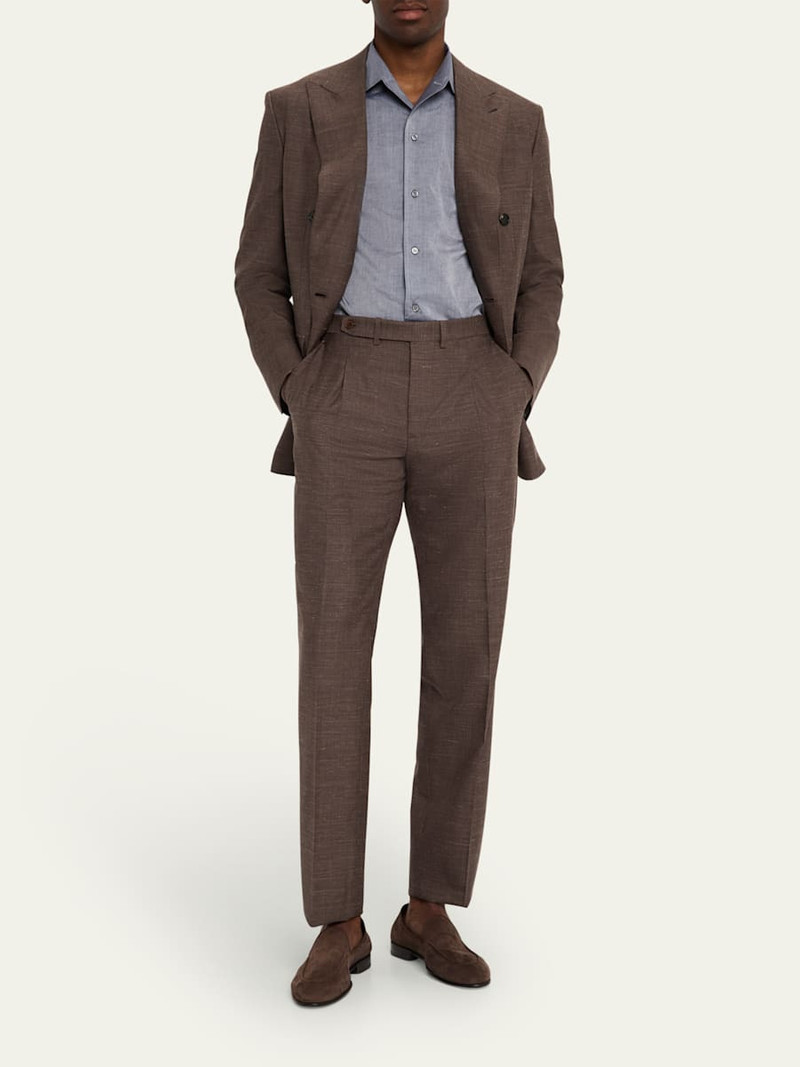 Brioni Men's Cotton and Linen Sport Shirt outlook