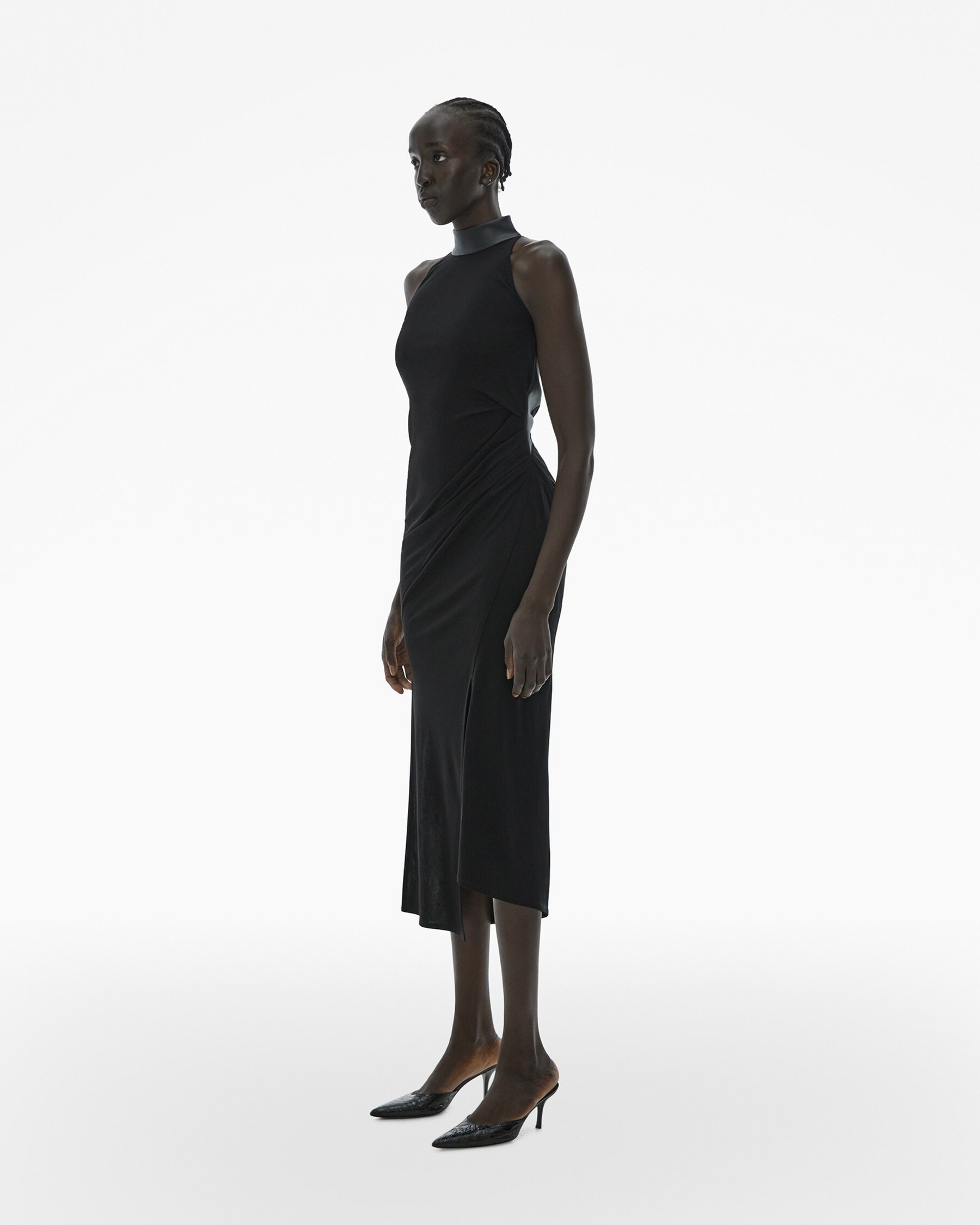 HALTER MIDI DRESS - 5