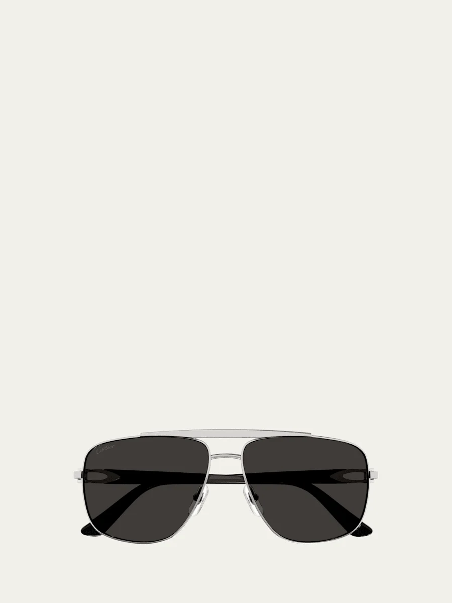 Men's C-Logo Aviator Sunglasses - 1