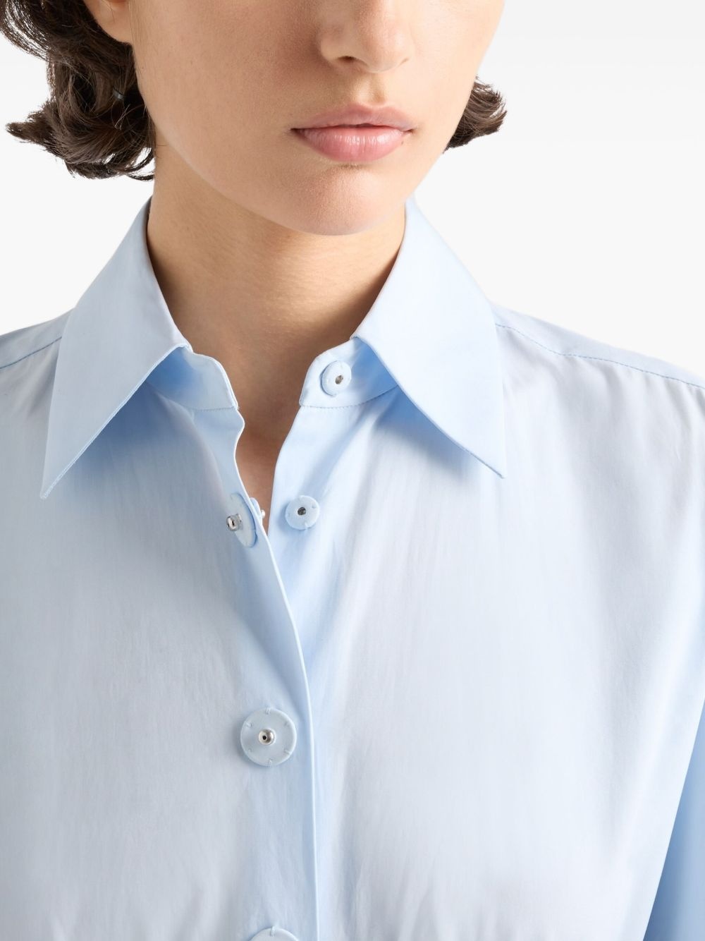 pleated poplin dress - 5