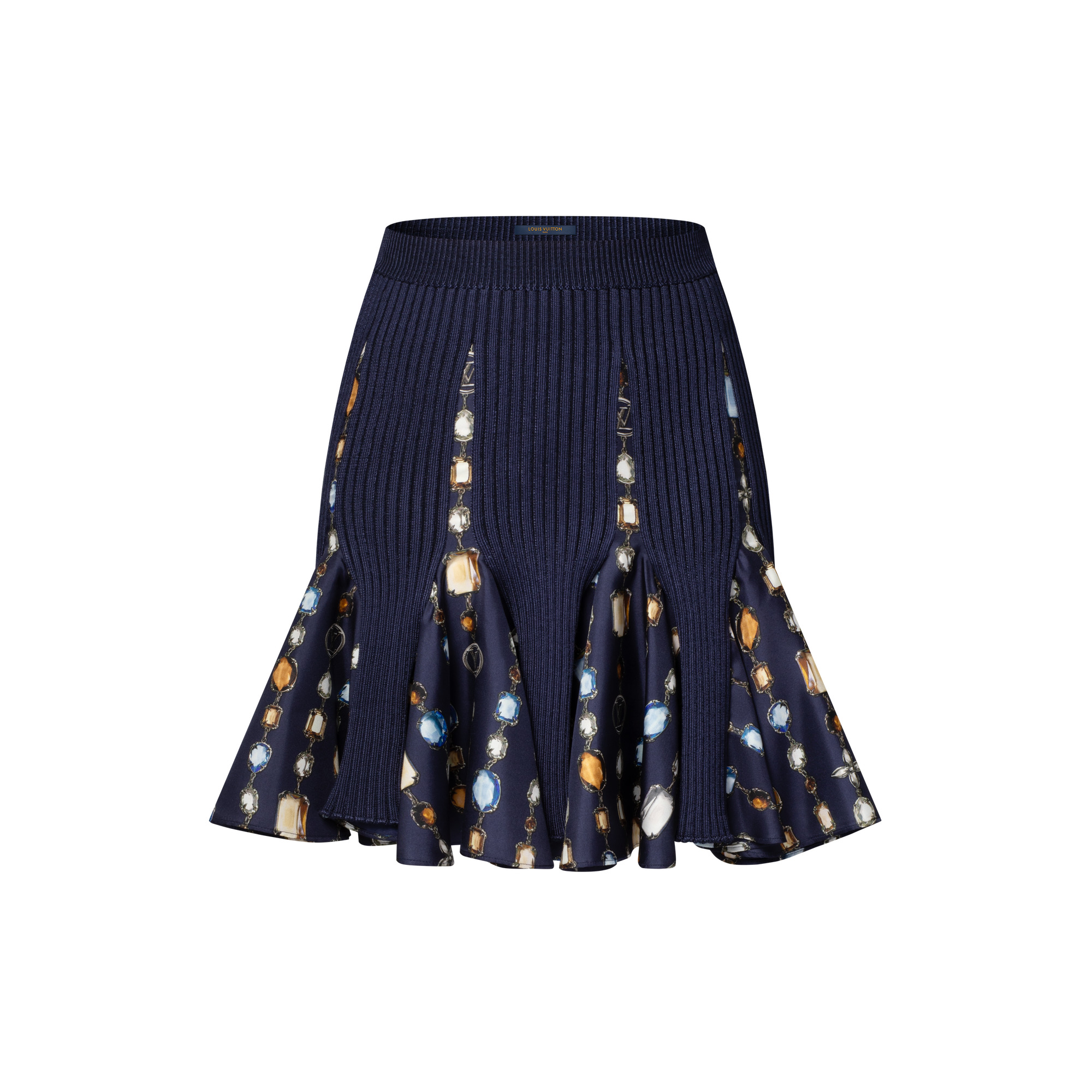 Necklace Insert Knit Skirt - 1