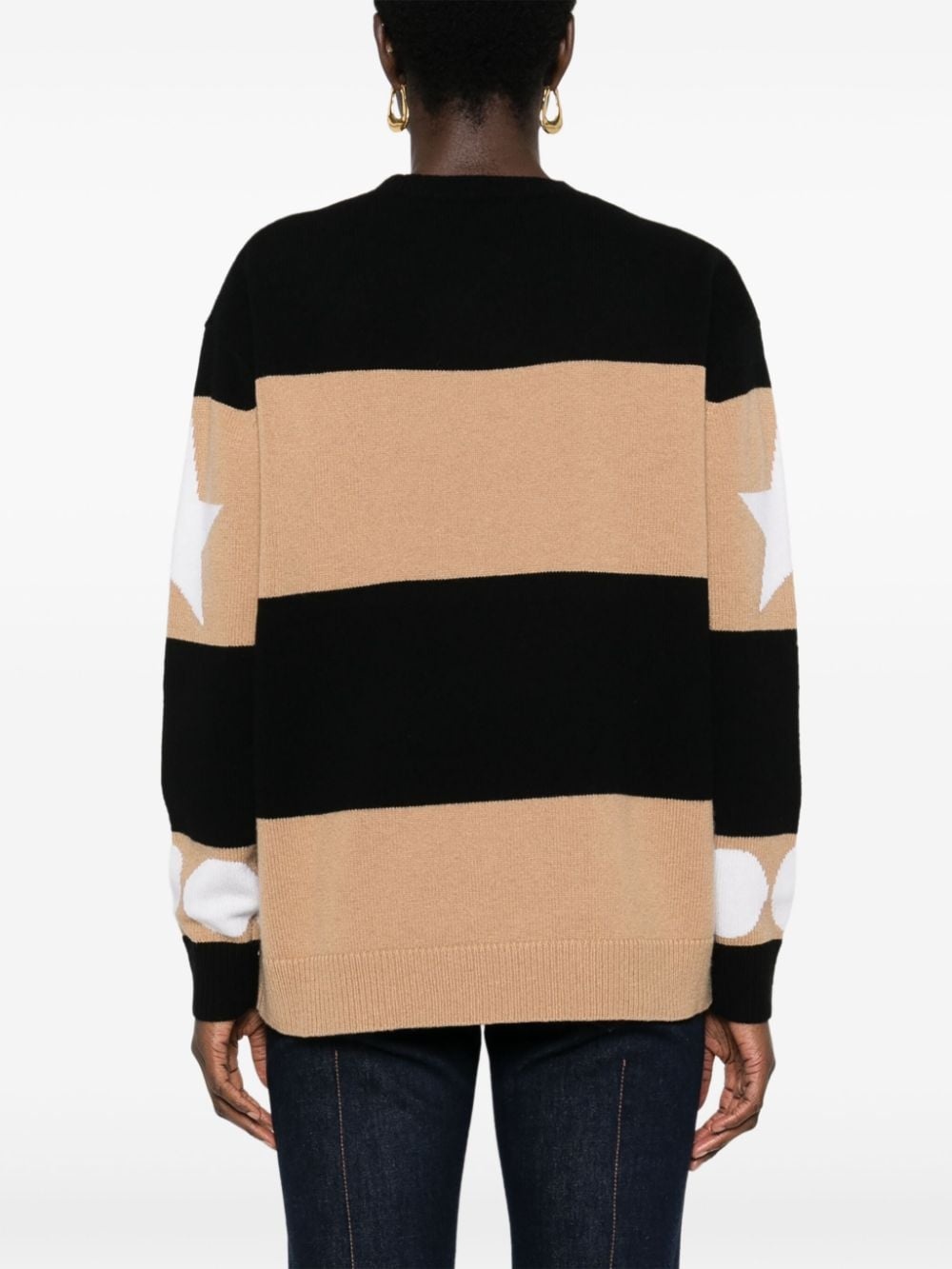 Dirce 1951-motif striped jumper - 4