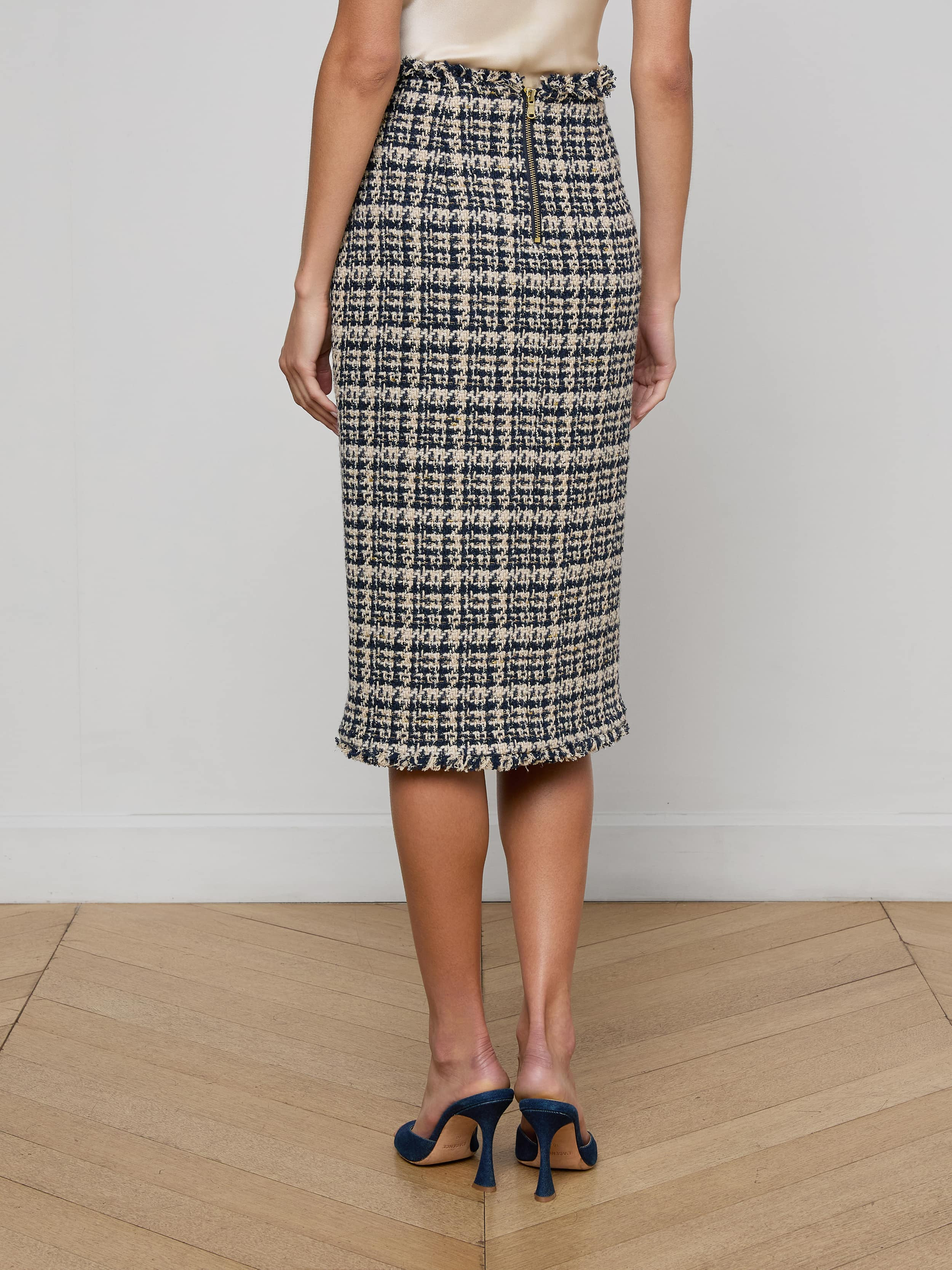 Tai Tweed Midi Skirt - 5