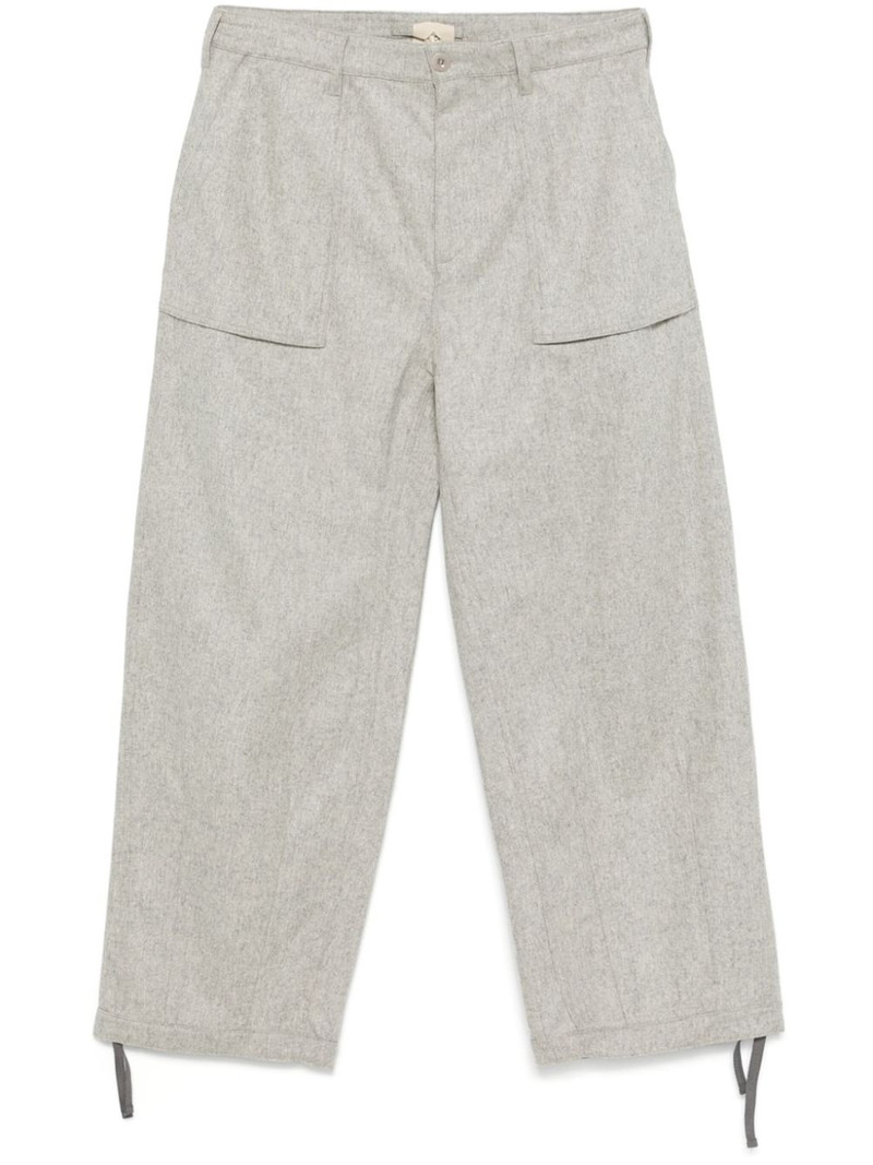 felted-finish trousers 1