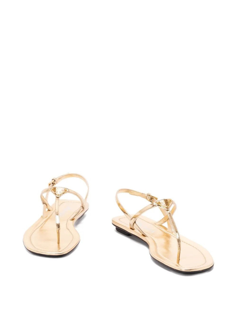 Prada LOW PATENT LEATHER FLIP FLOPS outlook