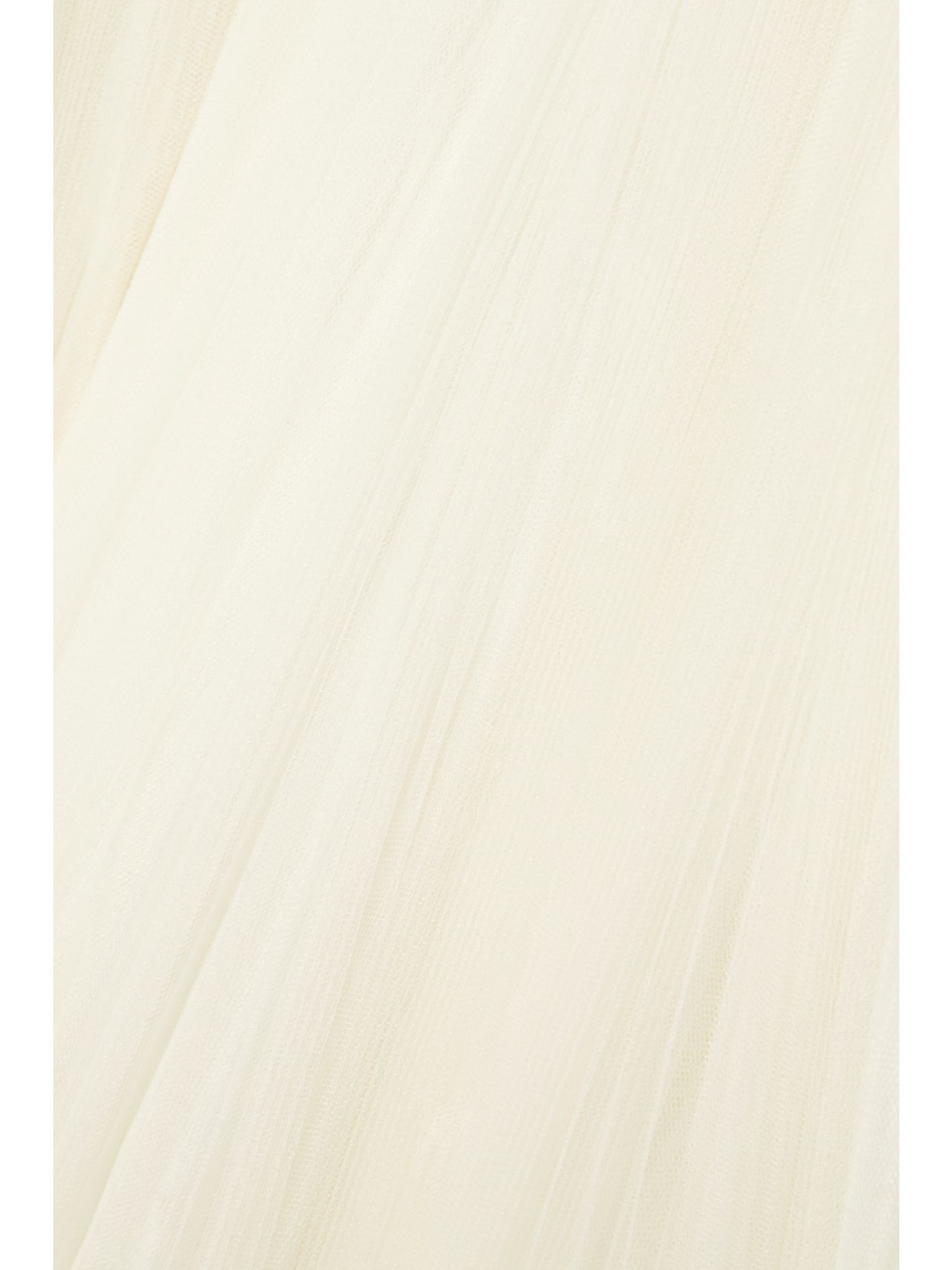 Guinevere shirred grosgrain-trimmed tulle gown Ivory - 4