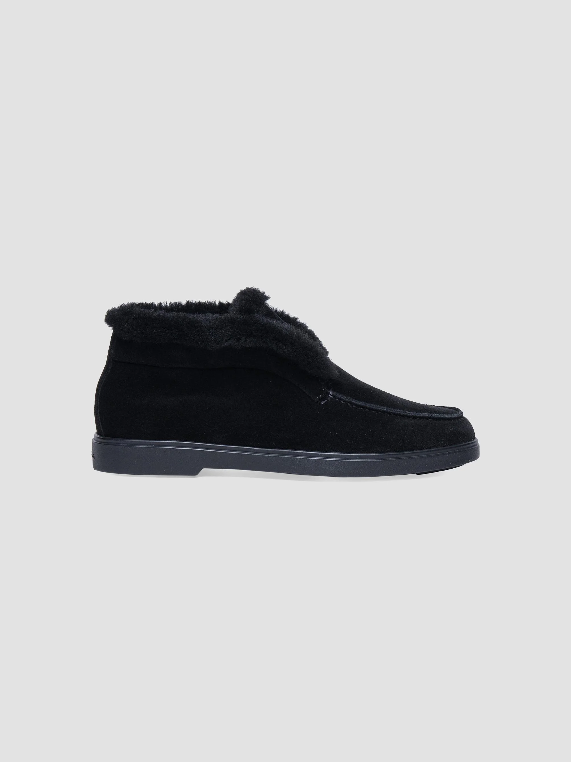 Women's Fortune Suede Ankle Boots - Black - 1