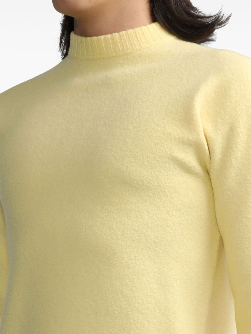 mock-neck wool jumper - 5