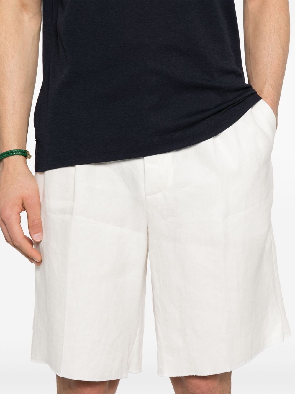linen shorts - 5