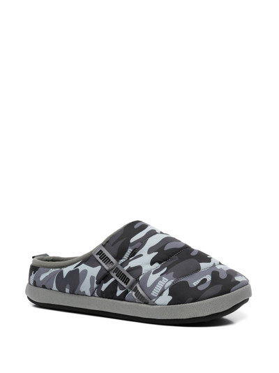 PUMA Scuff camouflage print slippers outlook