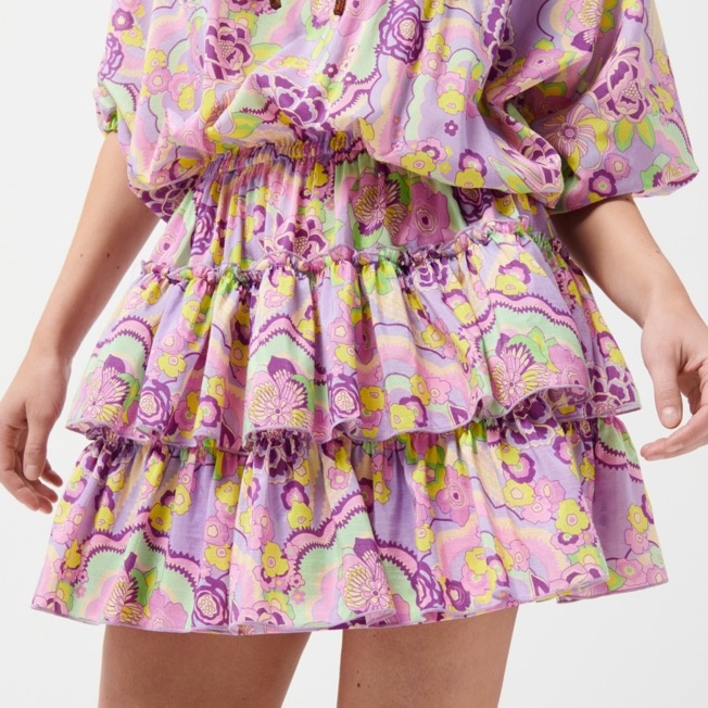 Women Dress Rainbow Flowers - 5