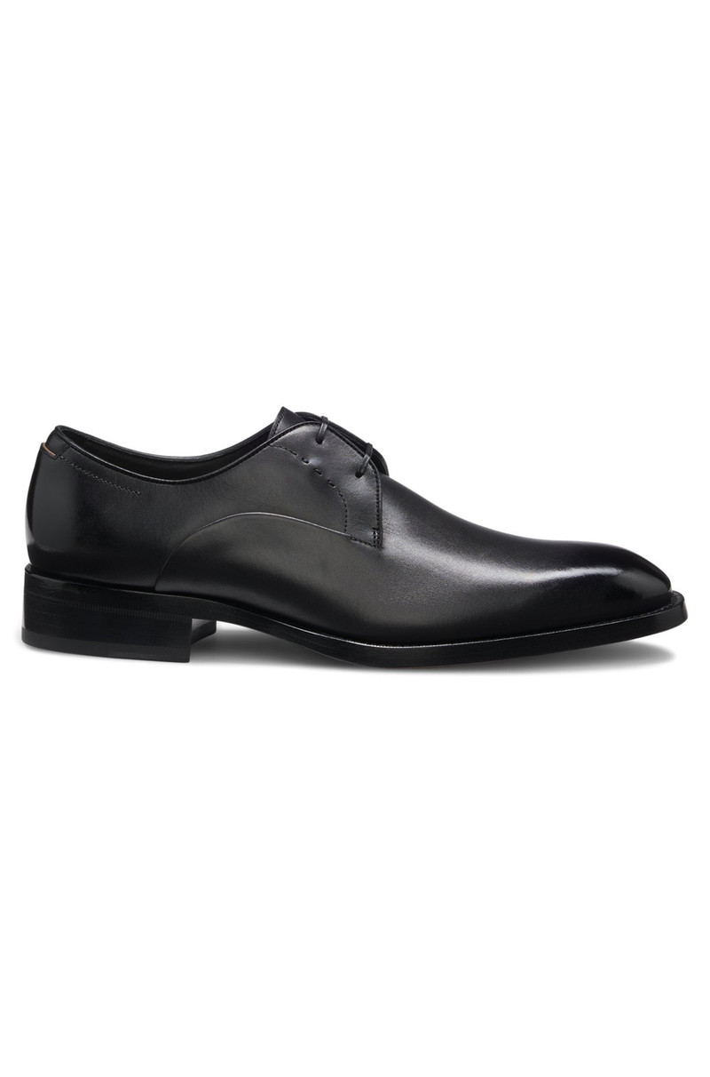 DERBY SHOES IN BURNISHED LEATHER 1