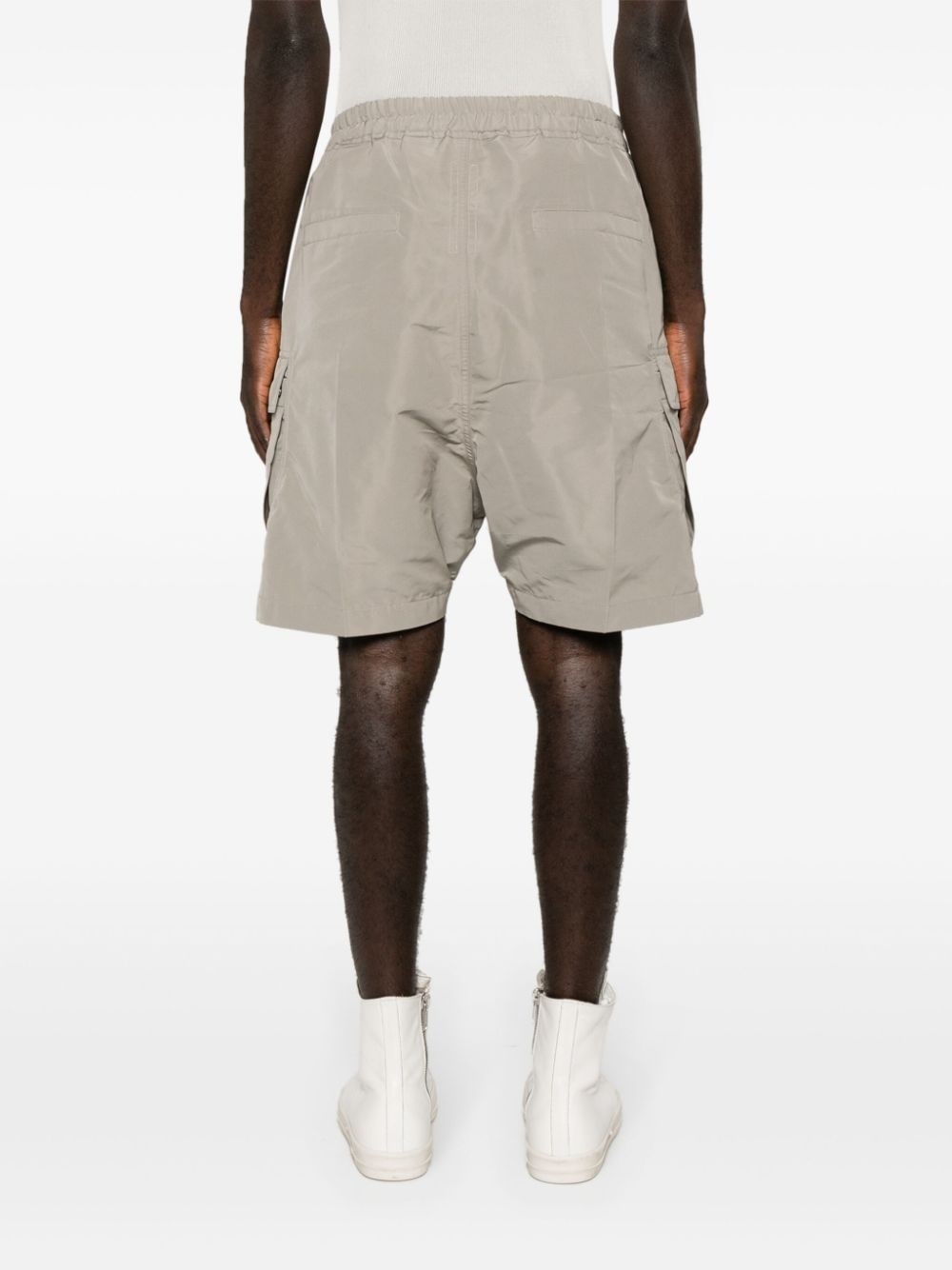 elasticated-waist cargo shorts - 4