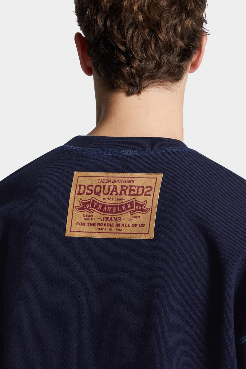 RELAX FIT JEANS PATCH CREWNECK - 5