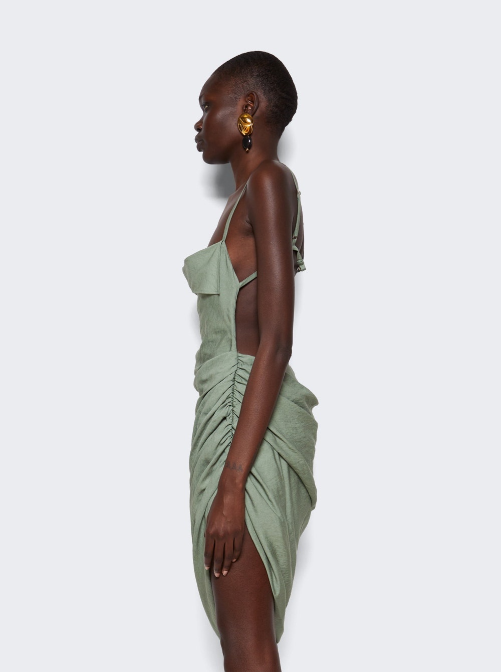 La Robe Saudade Dress Khaki - 4