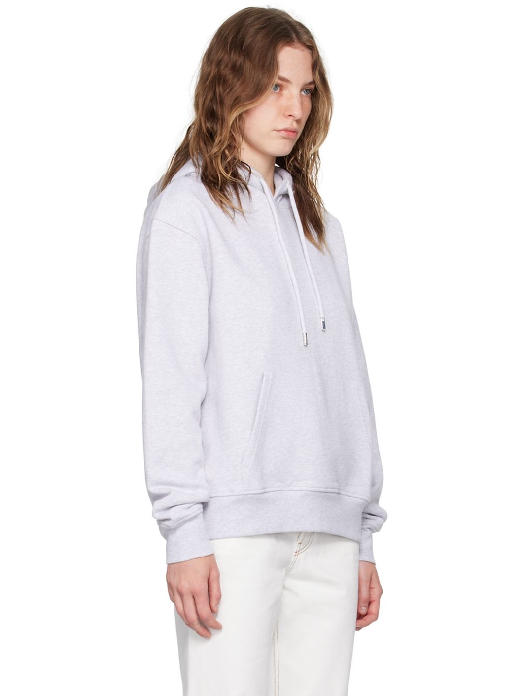 Gray Les Classiques 'Le sweatshirt brodé' Hoodie - 2