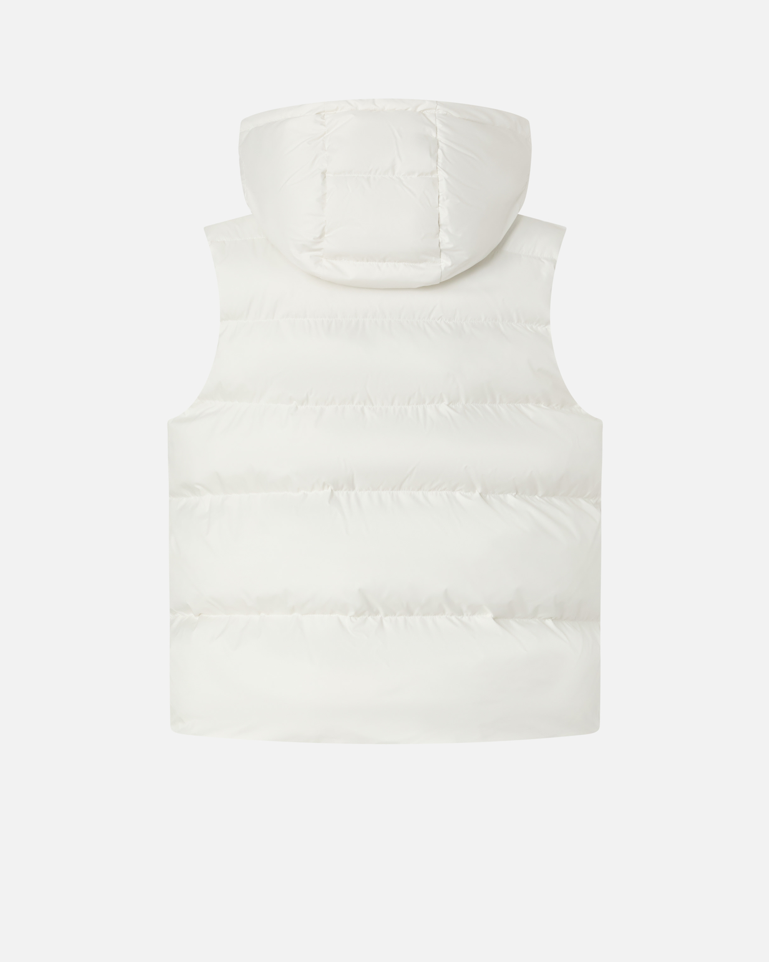 PADDED PUFFER GILET WITH HOOD - 2