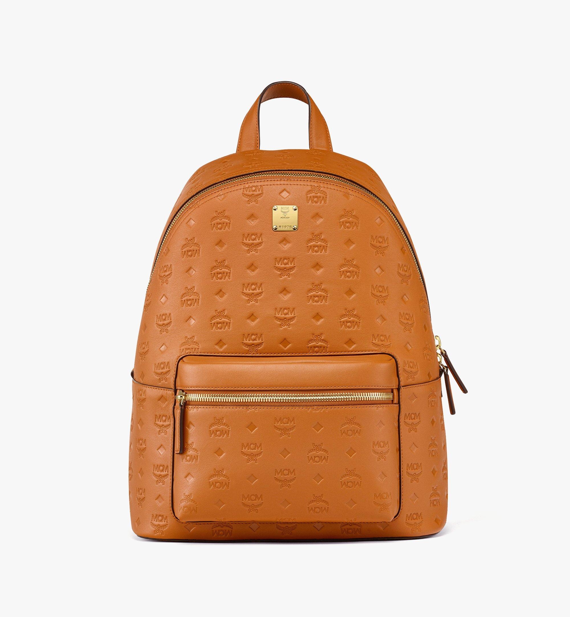 Stark Backpack in Embossed Monogram Leather - 1
