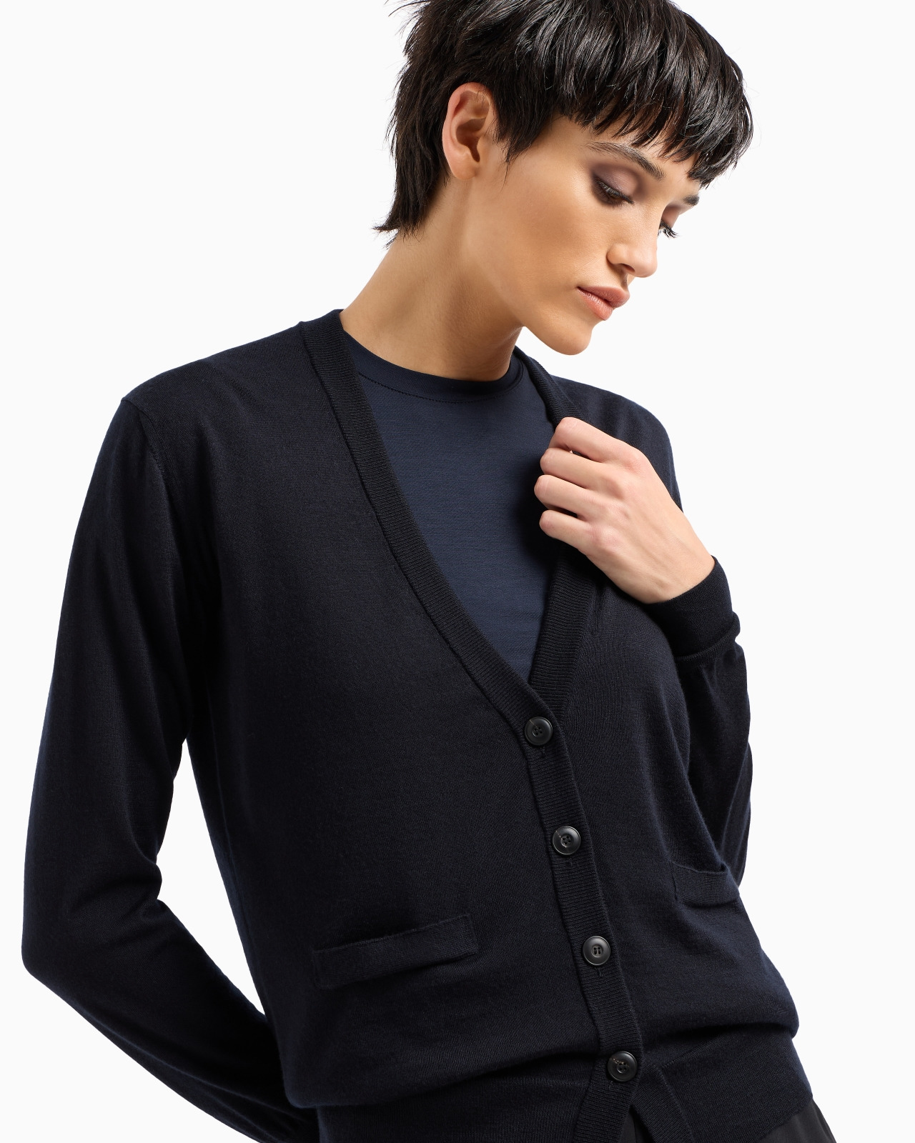 Pure cashmere long cardigan - 5