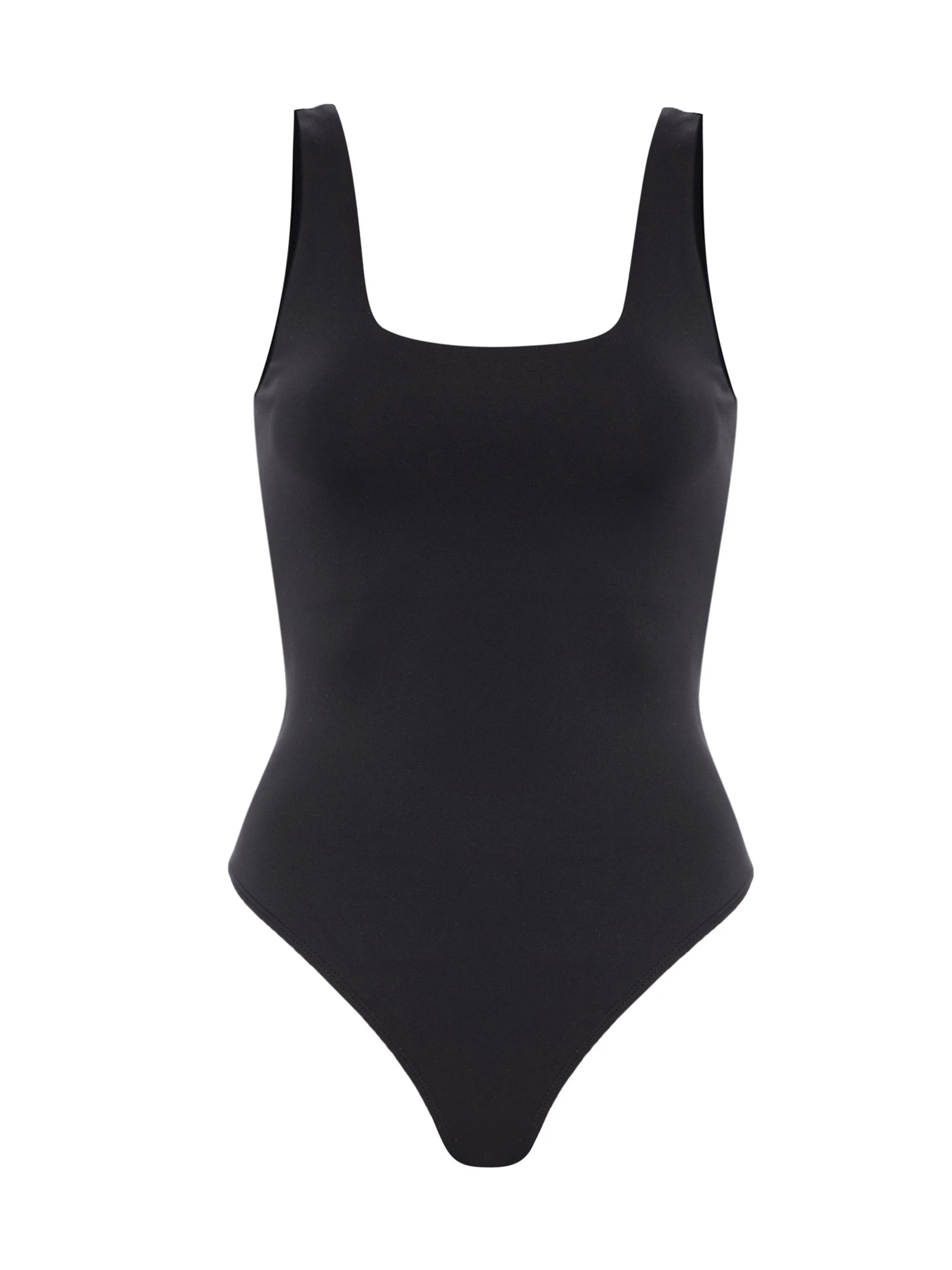 Women's Sculpting Modern Tank Bodysuit - Black - 1