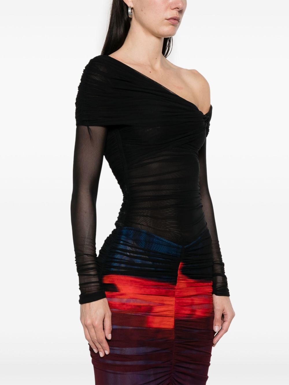 off-shoulder ruched bodysuit - 3