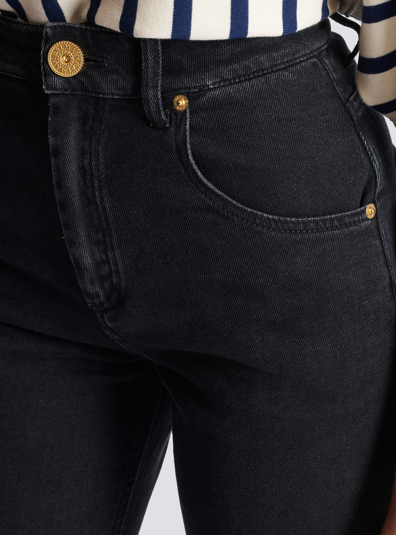 Flared denim jeans 6