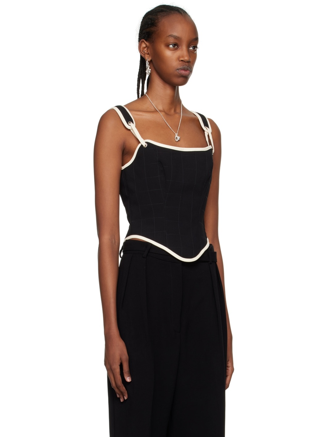 SSENSE Work Capsule – Black Lottie Camisole - 2