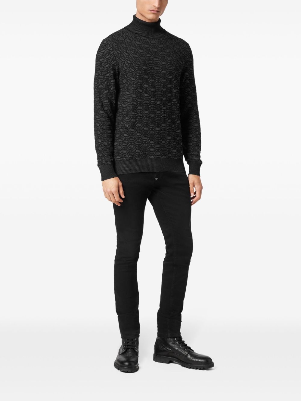 monogram sweatshirt - 2