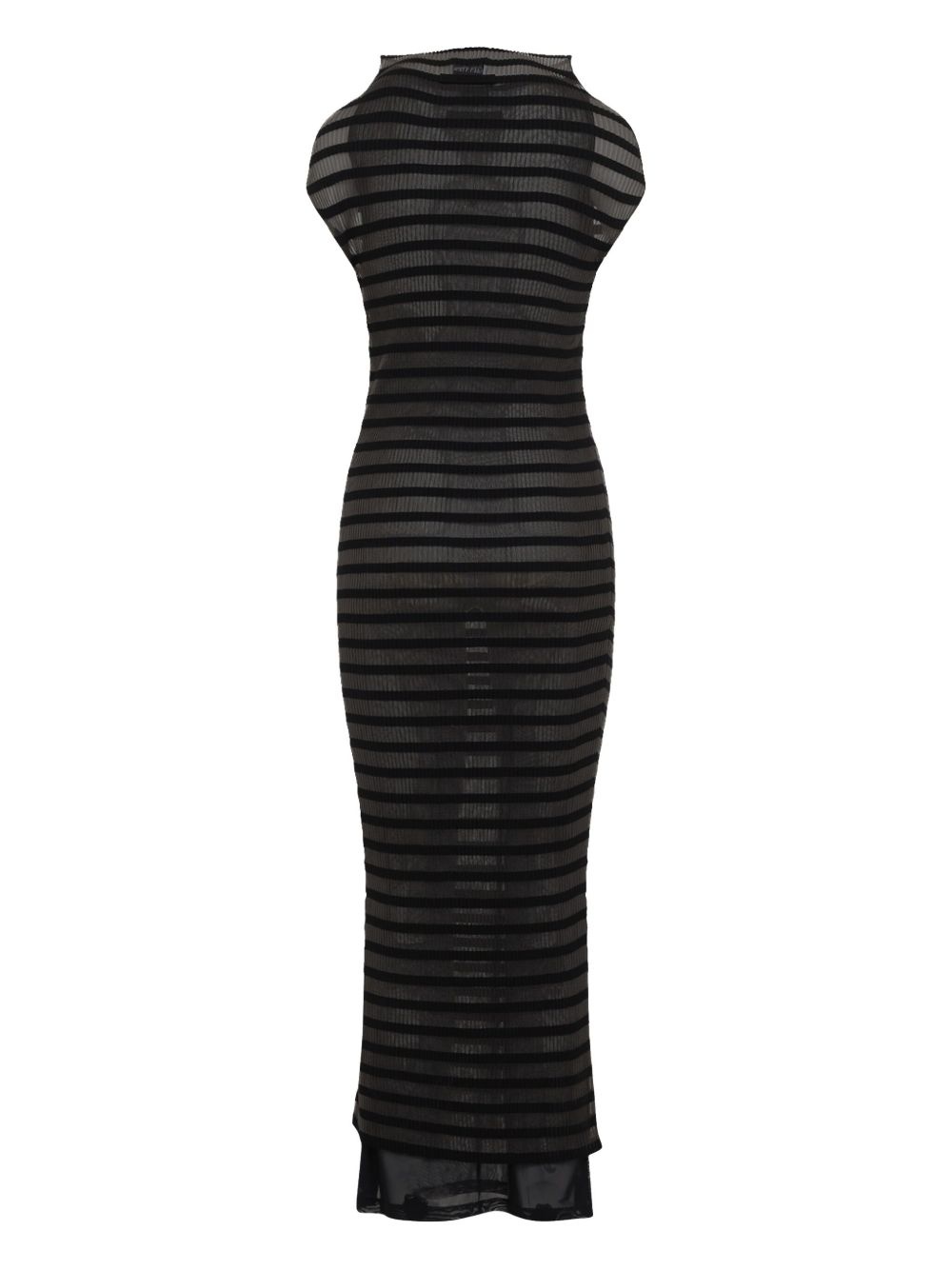 striped maxi dress - 2