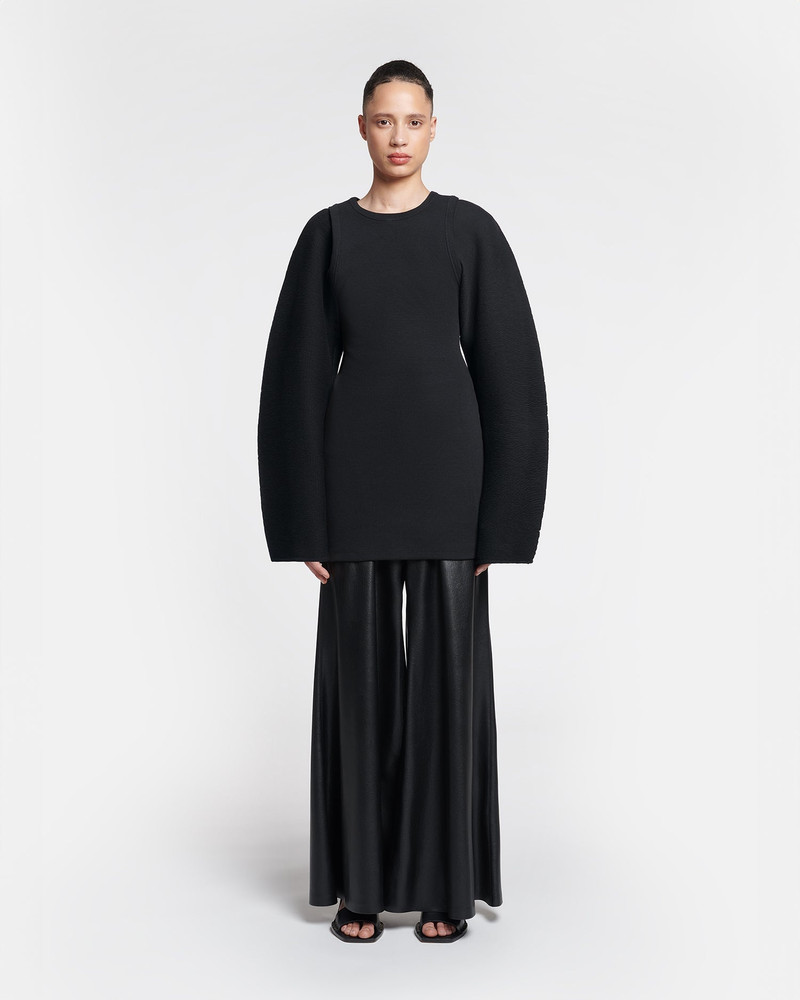 Pleated Ribbed-Jersey Top 4