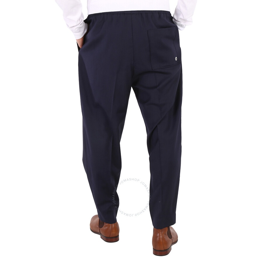 Etudes Men's Navy Wool Jalousie Trousers - 6