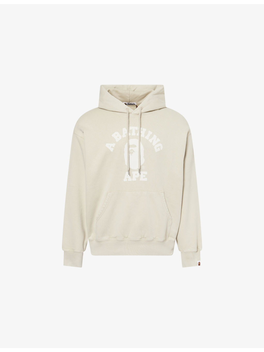 College Brand-Print Cotton-Jersey Hoody - 1