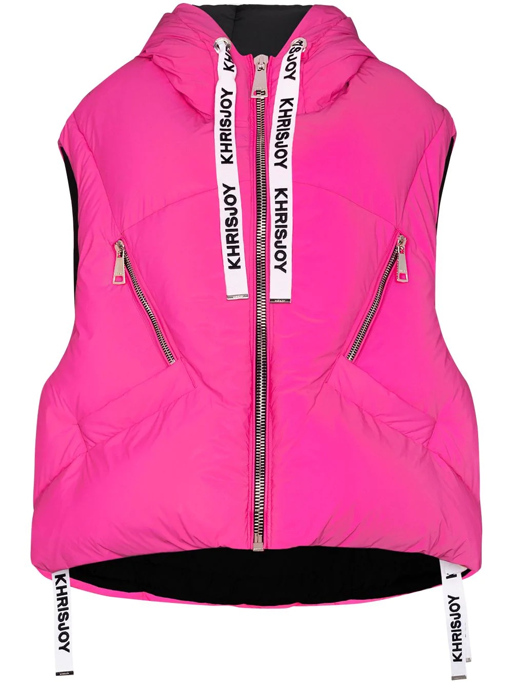 sleeveless puffer jacket - 1