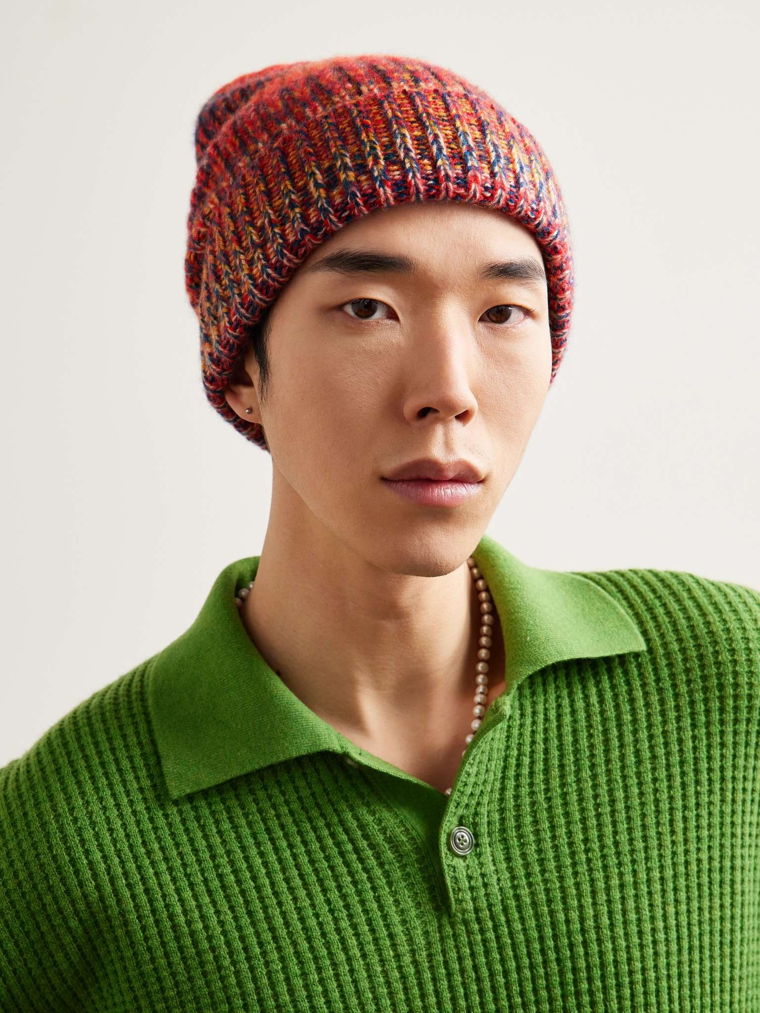 Cosmica Ranger Ribbed Cashmere Beanie - 2