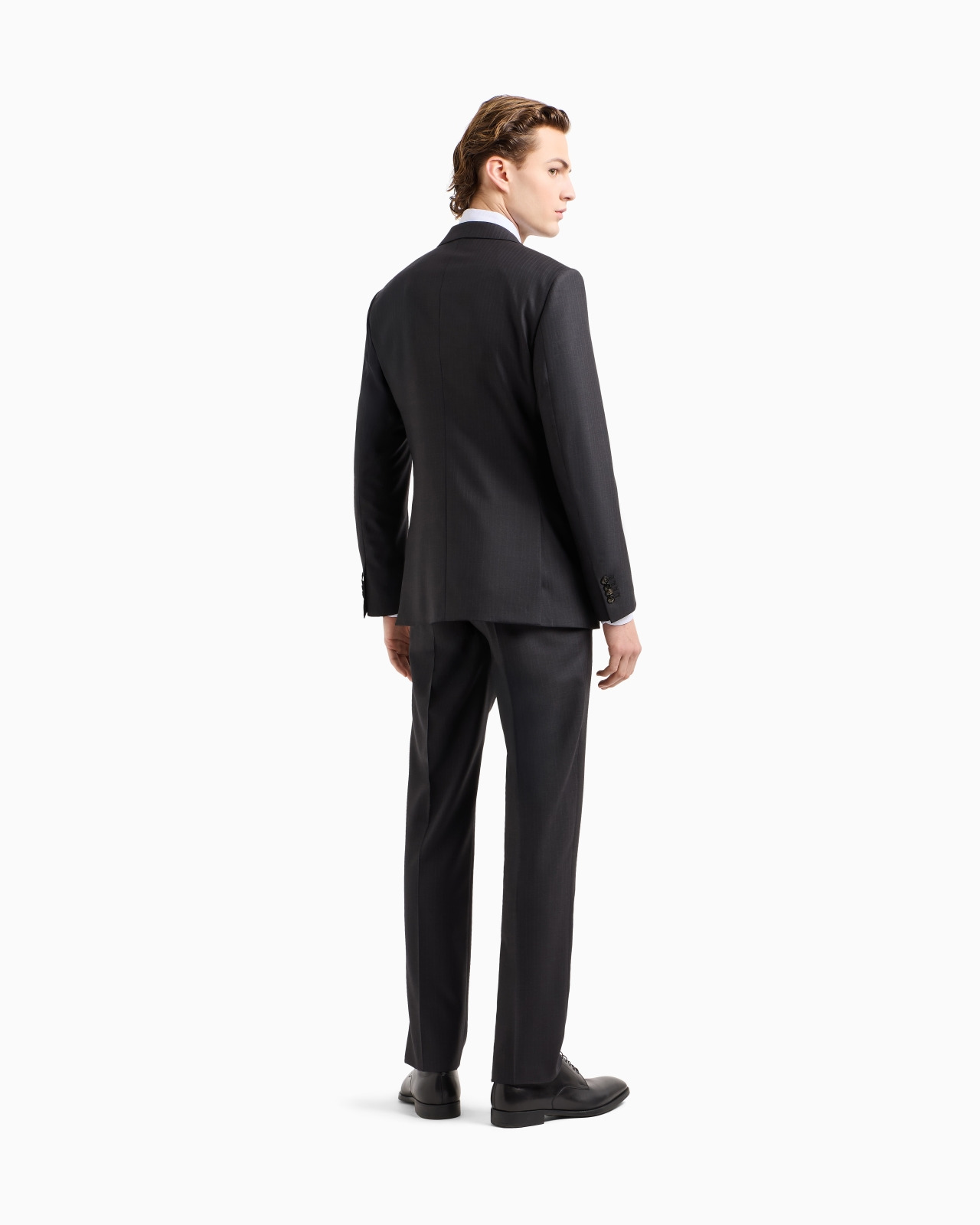 MANHATTAN LINE PINSTRIPED VIRGIN-WOOL SINGLE-BREASTED SUIT - 3