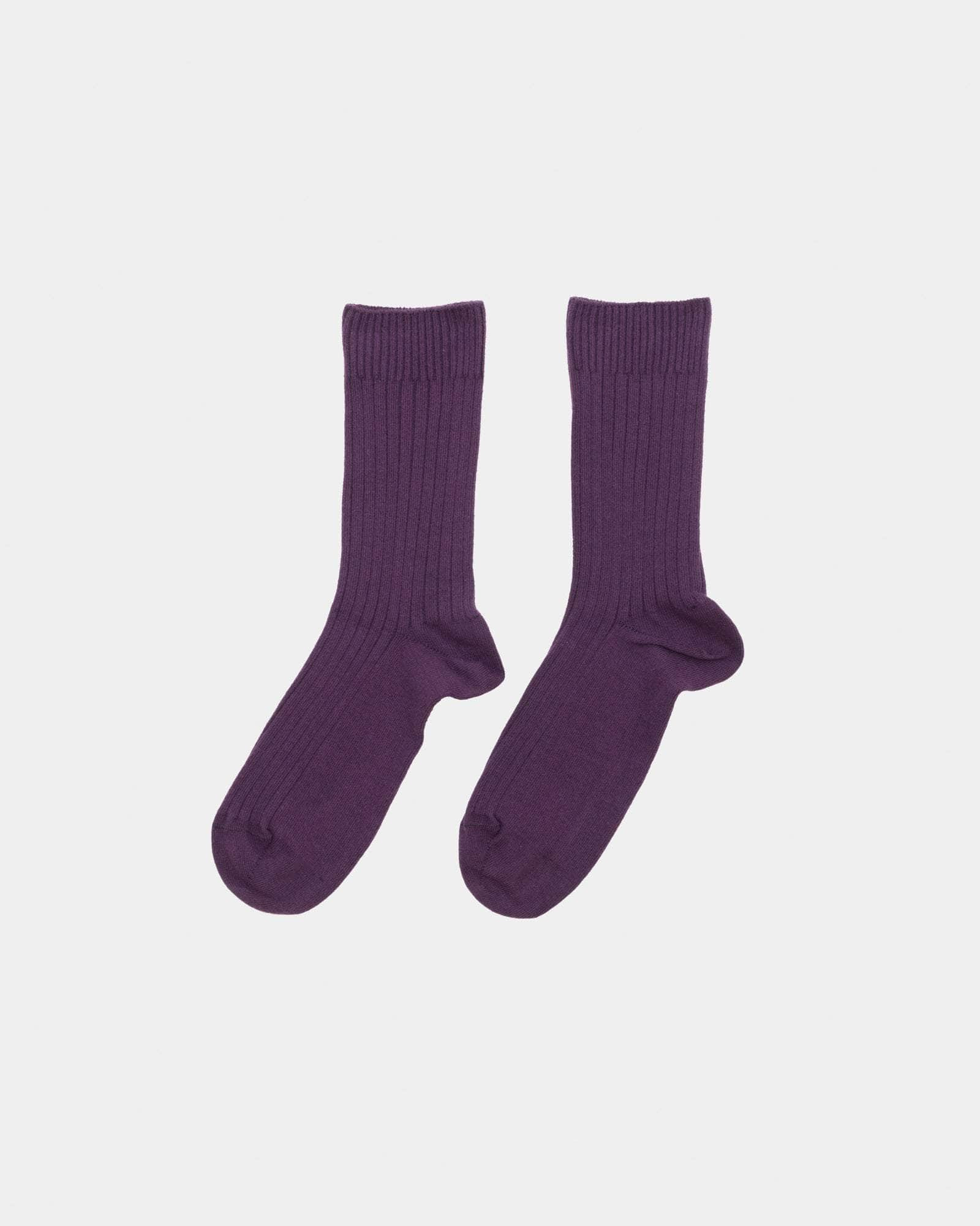 Rib Overankle Socks - Organic Cotton Rib - 4