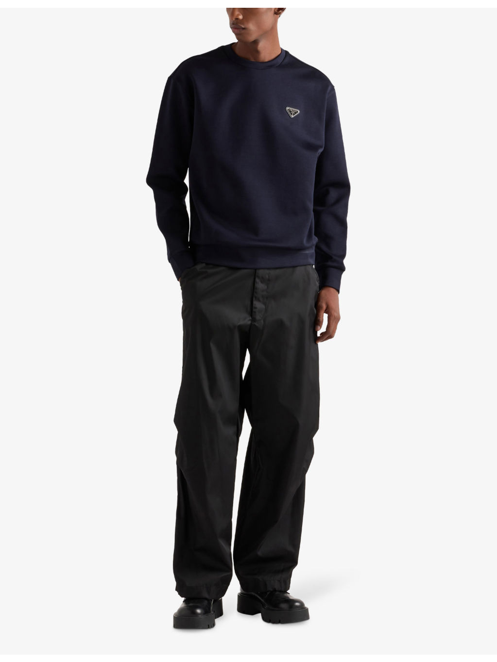 Logo-Embellished Crewneck Cotton Sweatshirt - 2