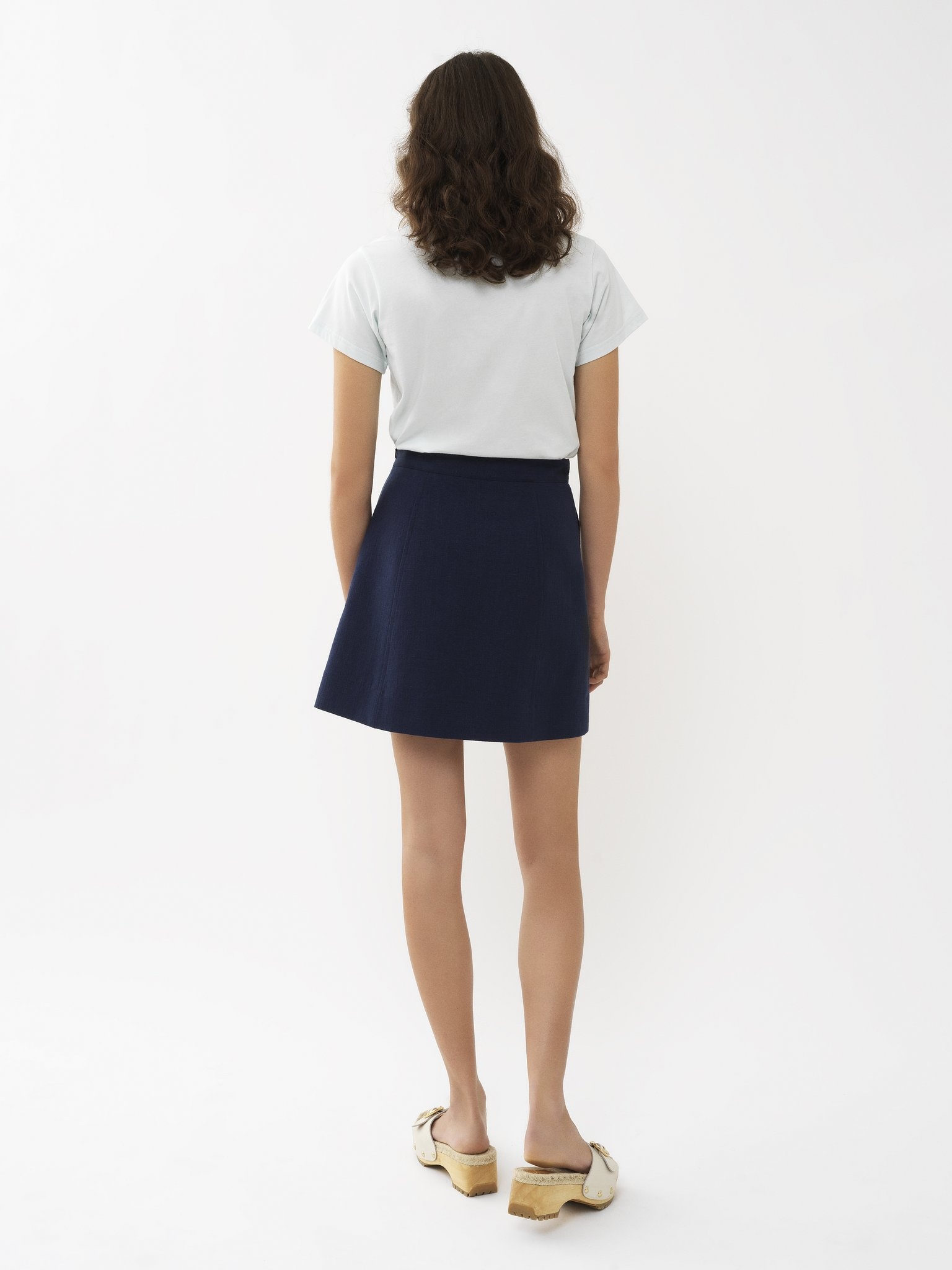 A-LINE MINI SKIRT - 3