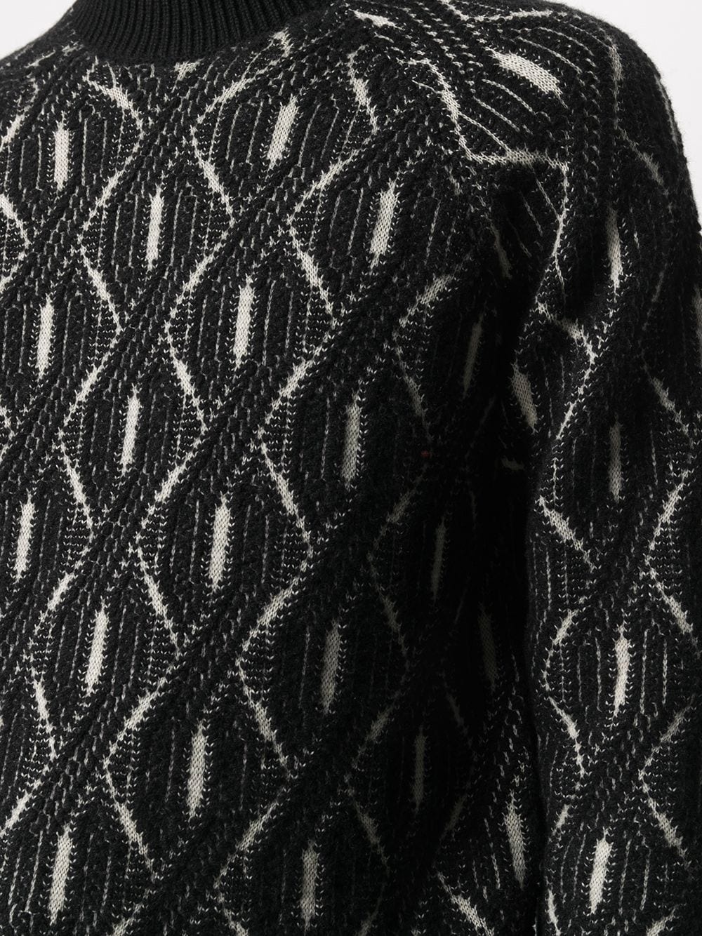 braided pattern knit jumper - 5