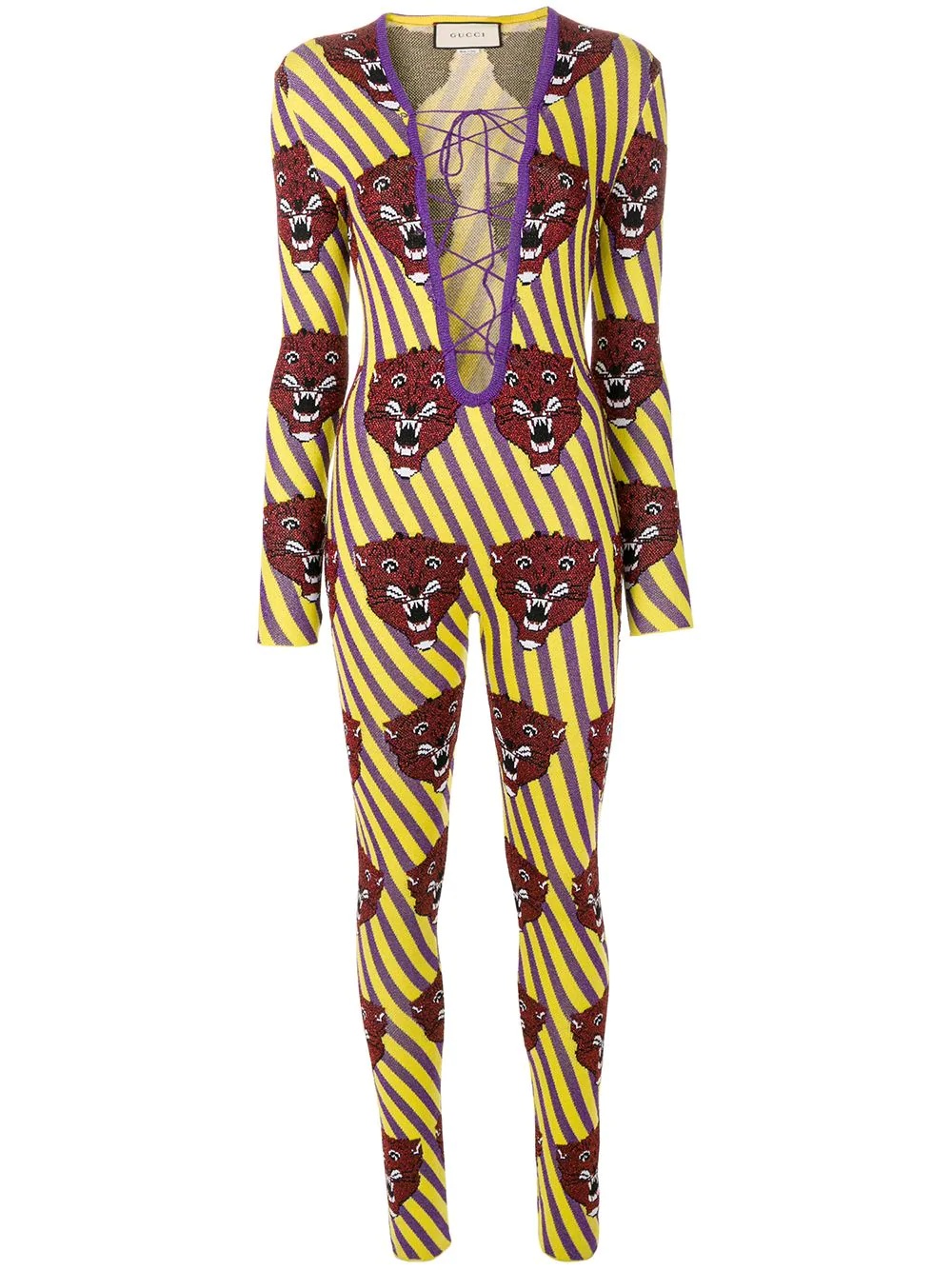 tiger face jumpsuit - 1