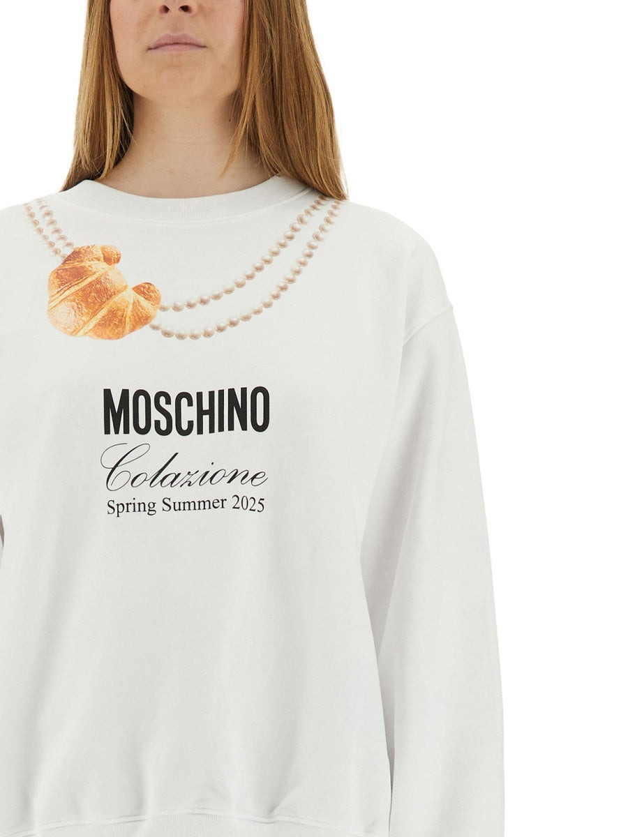 Moschino Women "Breakfast" Sweatshirt - 3