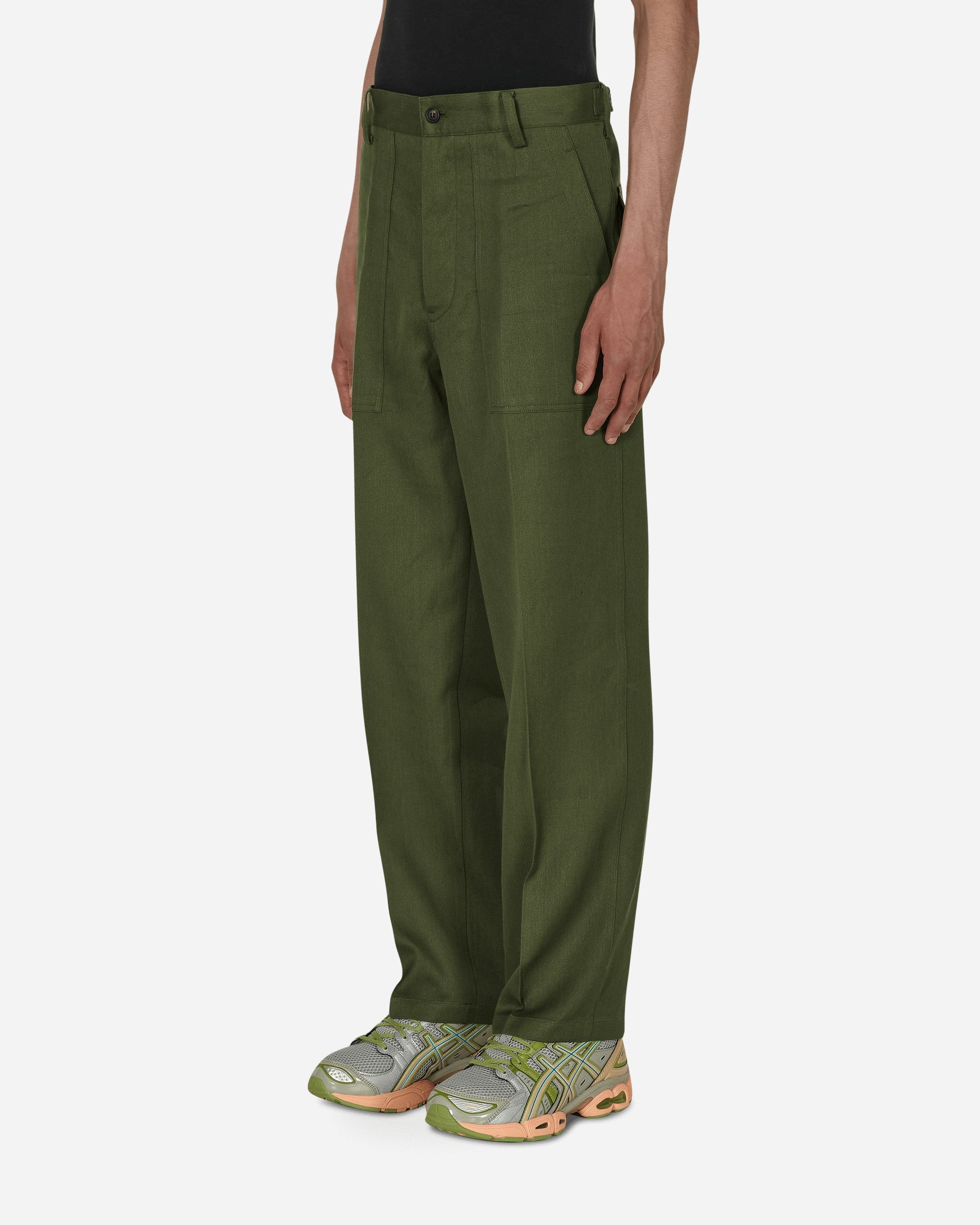 visvim Alda Pants (L/W) Green | slamjam | REVERSIBLE