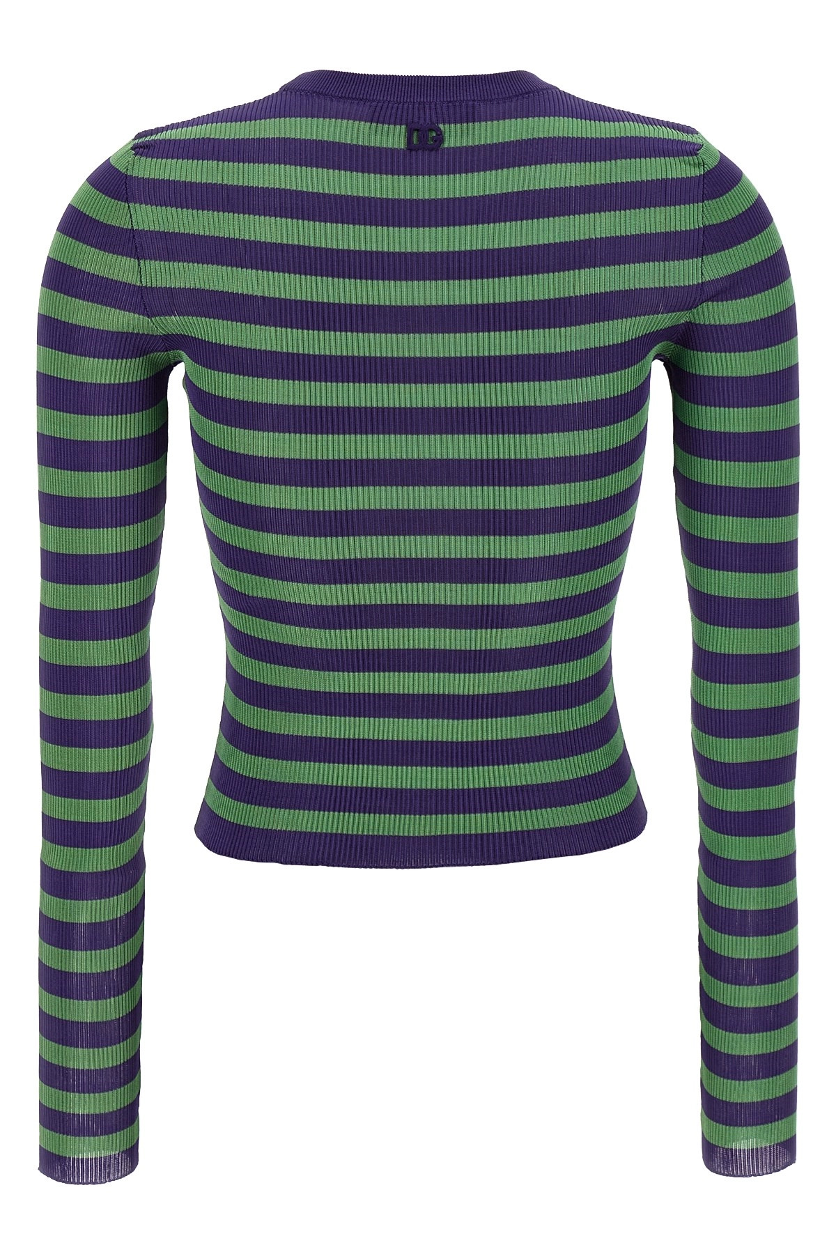 Striped viscose sweater - 2