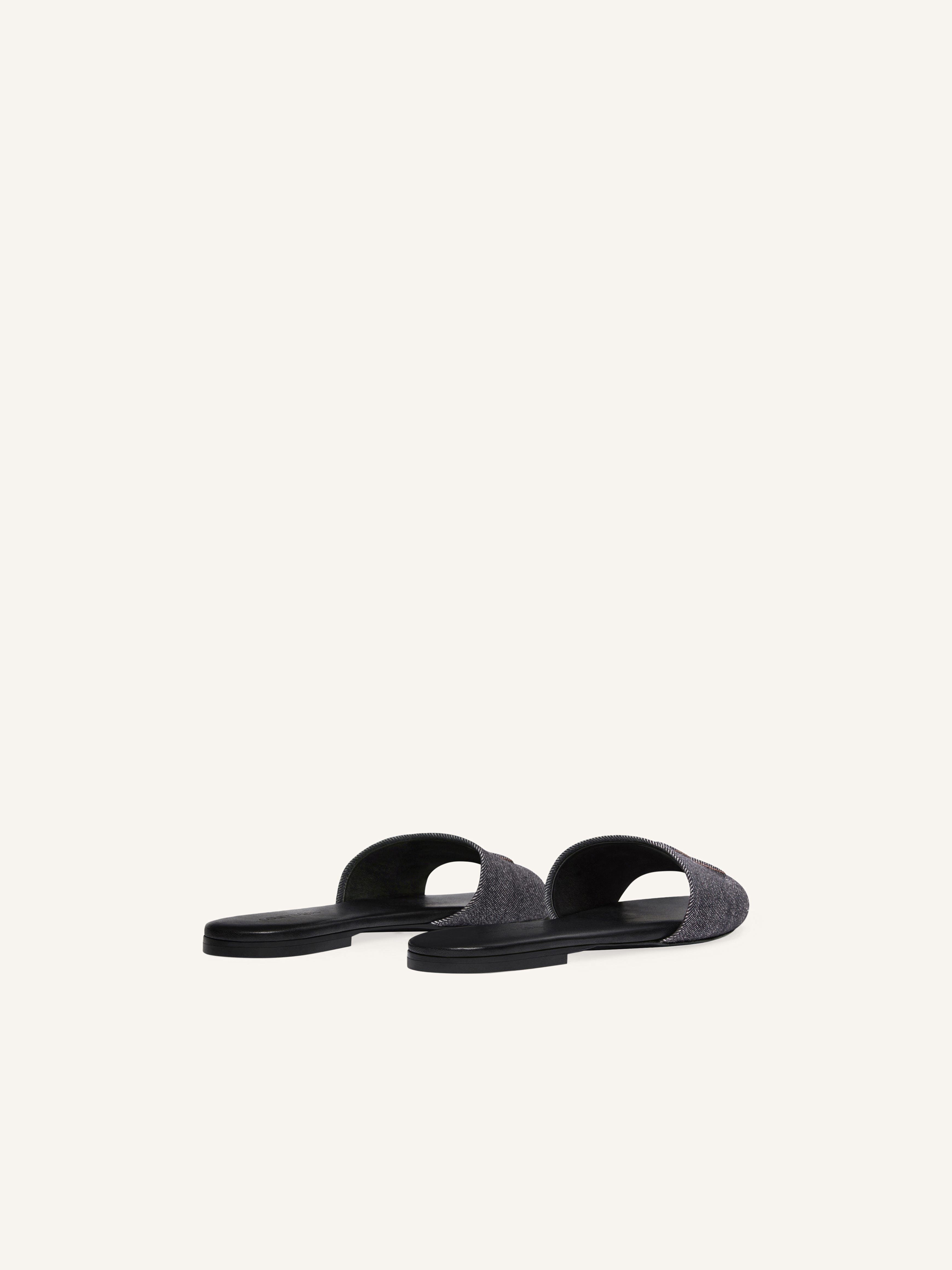 SHADOW DENIM MULES - 3