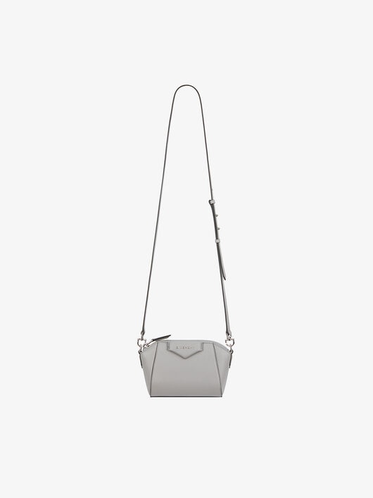 NANO ANTIGONA BAG IN GRAINED LEATHER - 1